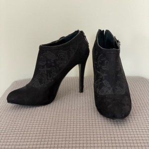 Tahari Suede Ankle Bootie
